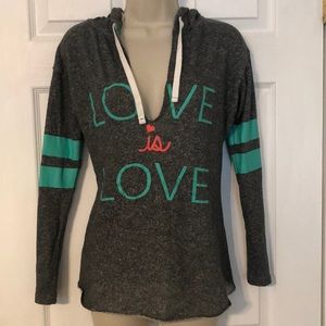 Derek Heart long sleeve hoodie